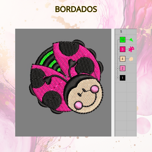 Diseño bordado digital,