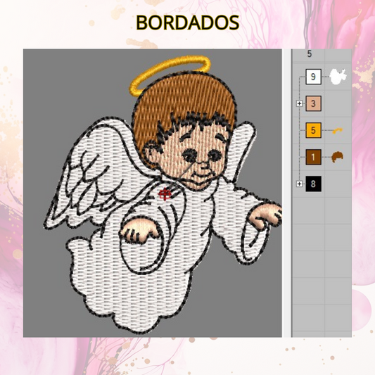 Diseño bordado digital,