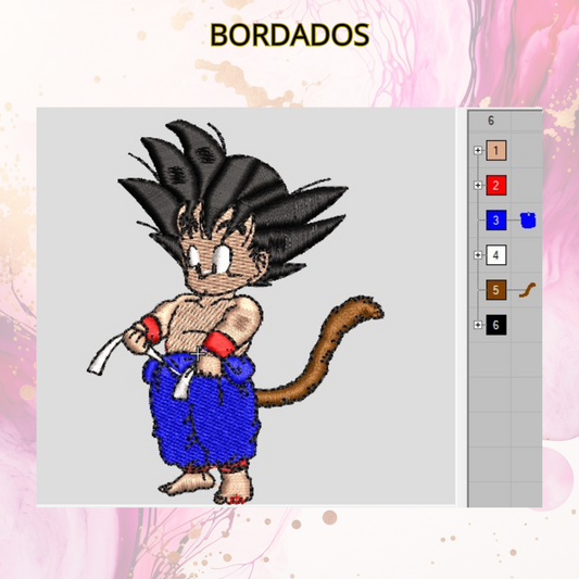 Diseño bordado digital,