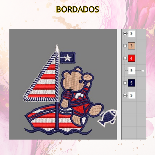 Diseño bordado digital,