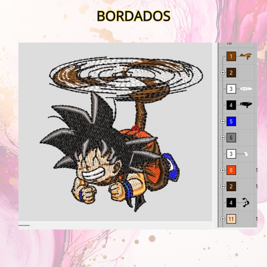 Diseño bordado digital,