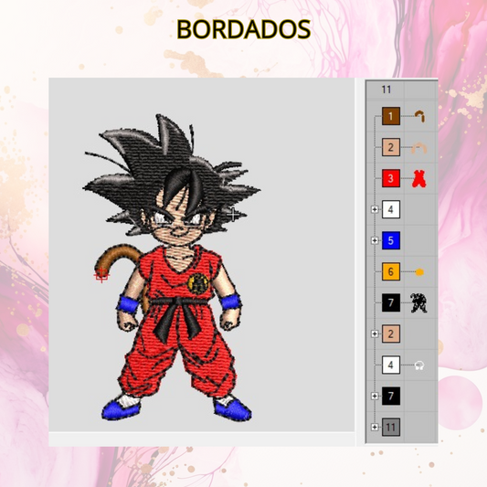 Diseño bordado digital,