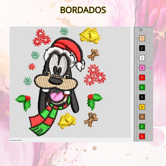 Diseño bordado digital,