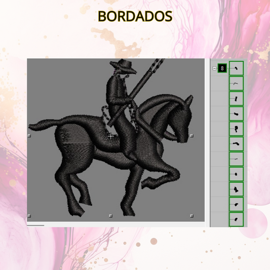 Diseño bordado digital,