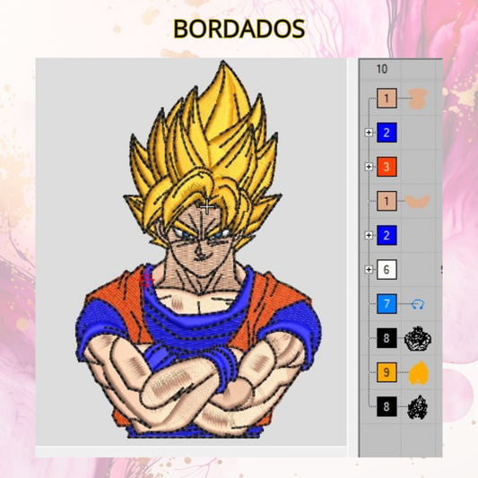Diseño bordado digital,