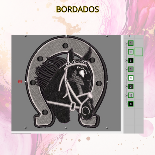 Diseño bordado digital,