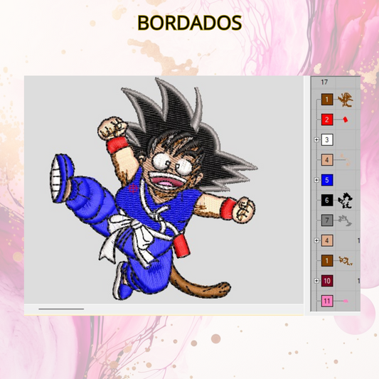 Diseño bordado digital,