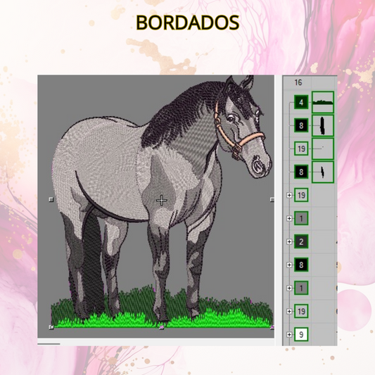 Diseño bordado digital,