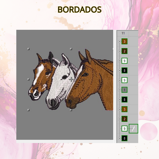 Diseño bordado digital,