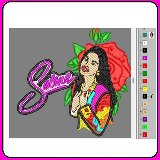 Diseño bordado digital,