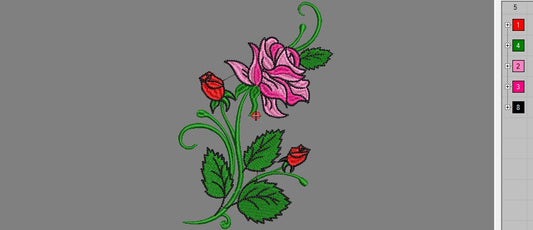 Diseño bordado digital,